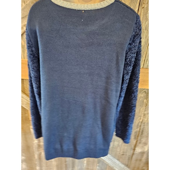 Women's light up ugly Christmas sweater penguin knit L/XL ^ - Picture 5 of 9